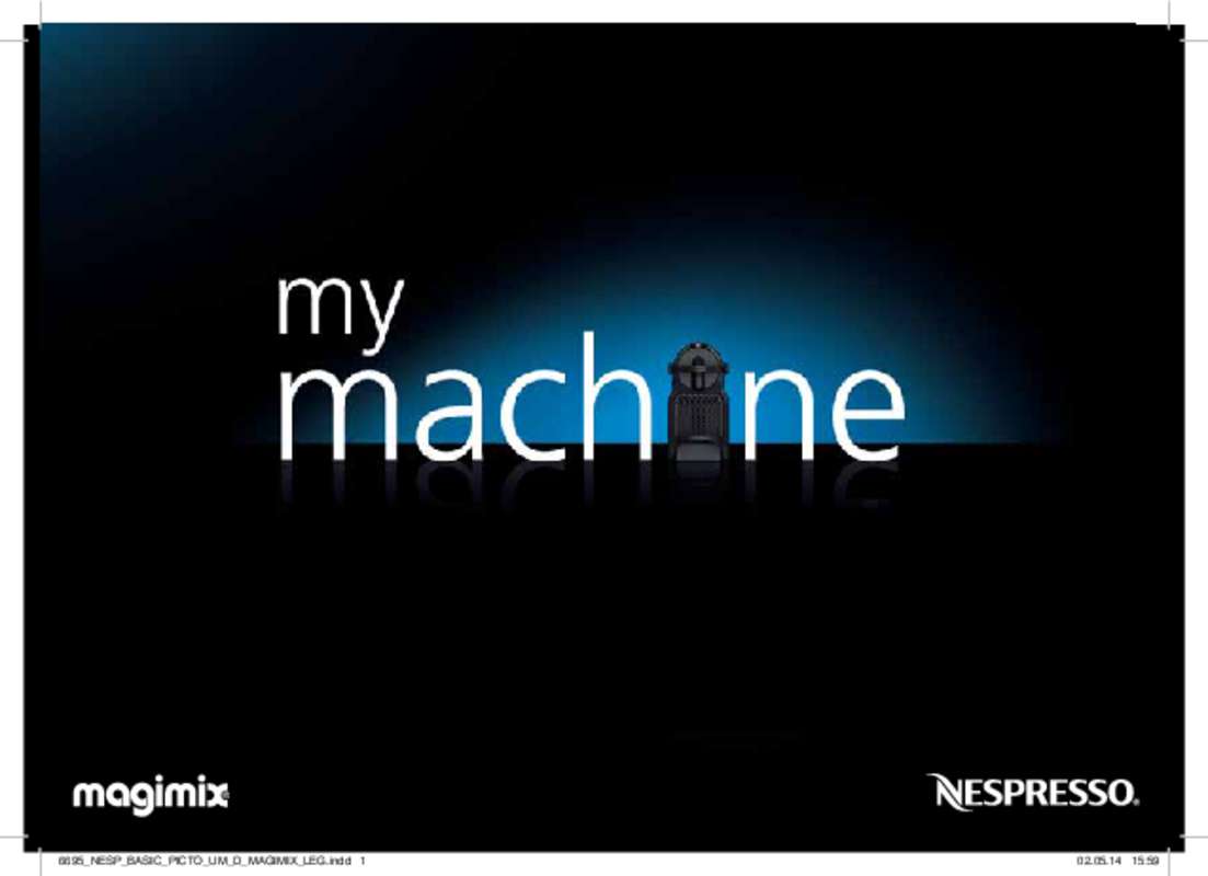 Mode d'emploi MAGIMIX NESPRESSO INISSIA M105