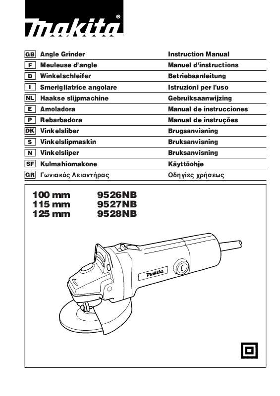 Notice MAKITA 9527NB Trouver une solution à un problème MAKITA 9527NB