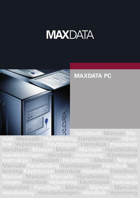 Mode d'emploi MAXDATA PC BTX