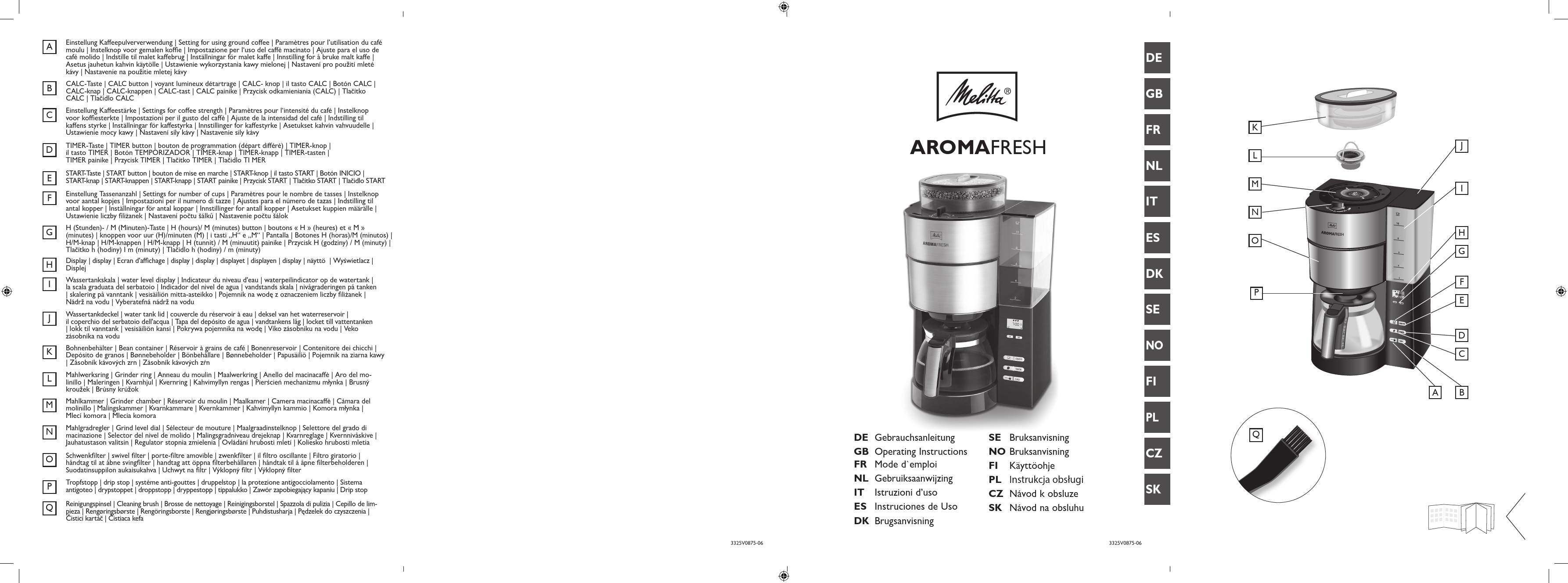 Notice machine à café MELITTA AROMAFRESH Trouver une solution à un problème MELITTA AROMAFRESH