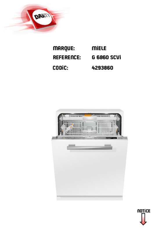 Notice Lave Vaisselle Miele G Scvi Trouver Une Solution Un Probl Me Miele G Scvi