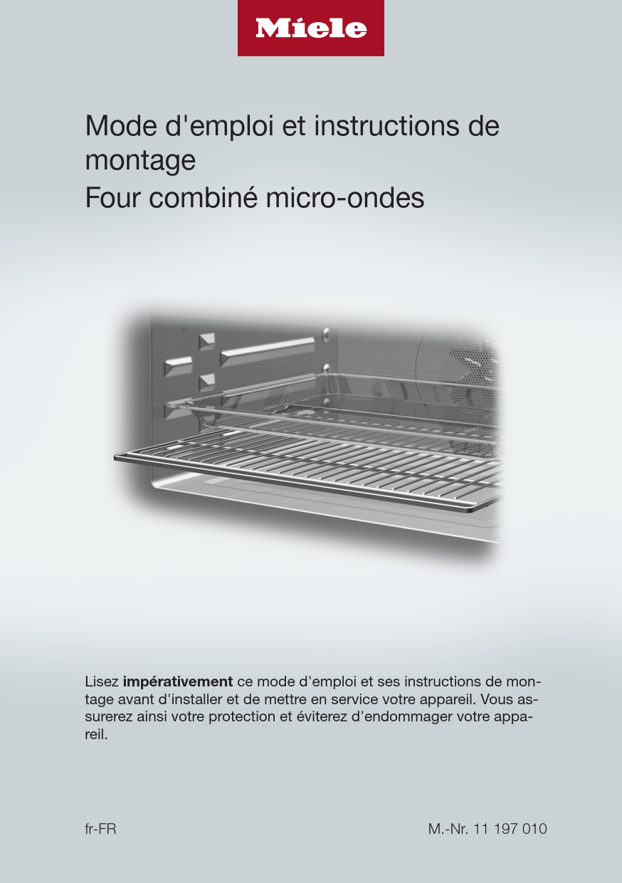 Mode d'emploi MIELE H 7840 BM BB