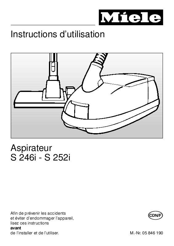 10 Sacs Aspirateur Compatible Pour Miele S252, Miele S 252I, Miele Electronic  S 252 I