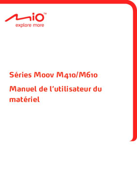 Mode d'emploi MIO MOOV M410