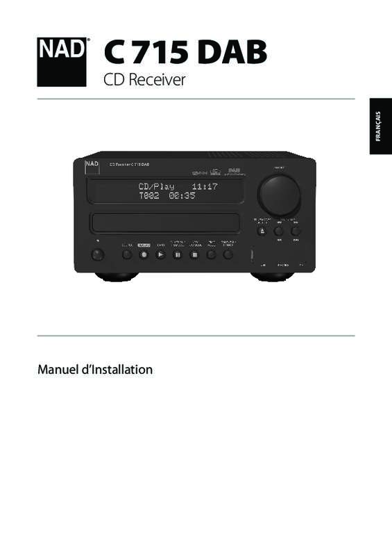 Mode d'emploi NAD C 715 DAB