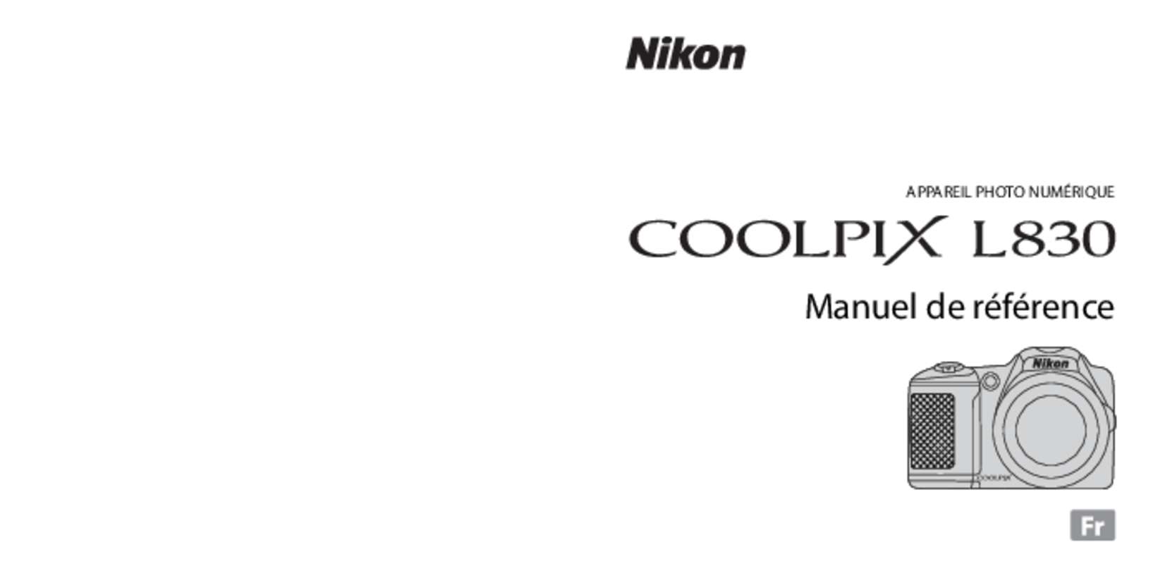 Notice NIKON COOLPIX L830 appareil photo Trouver une solution à un