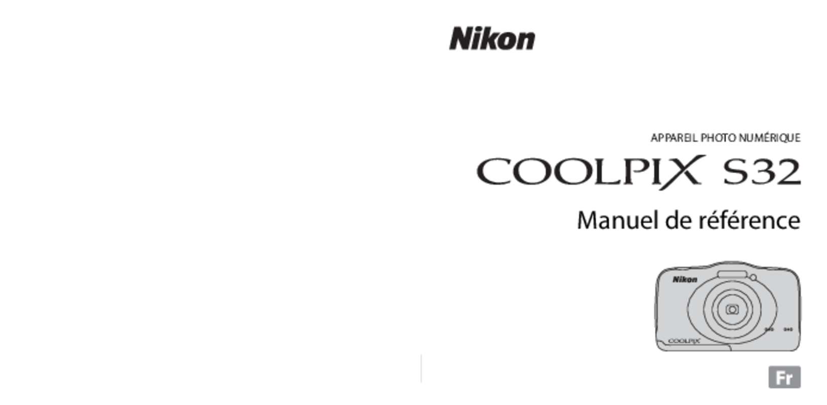 Mode d'emploi NIKON COOLPIX S32