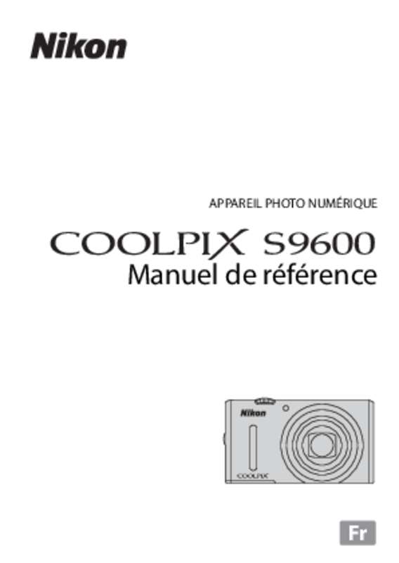 Mode d'emploi NIKON COOLPIX S9600