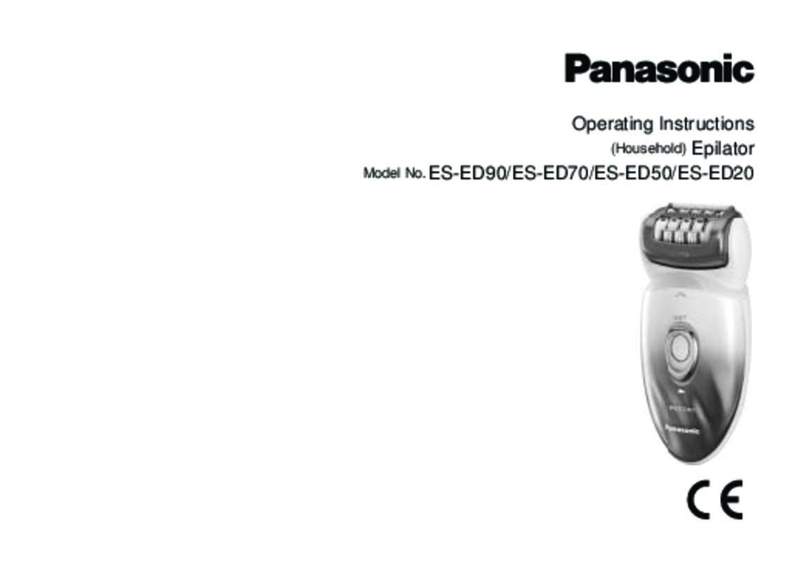 Mode d'emploi PANASONIC ES-ED20-V503 WET & DRY