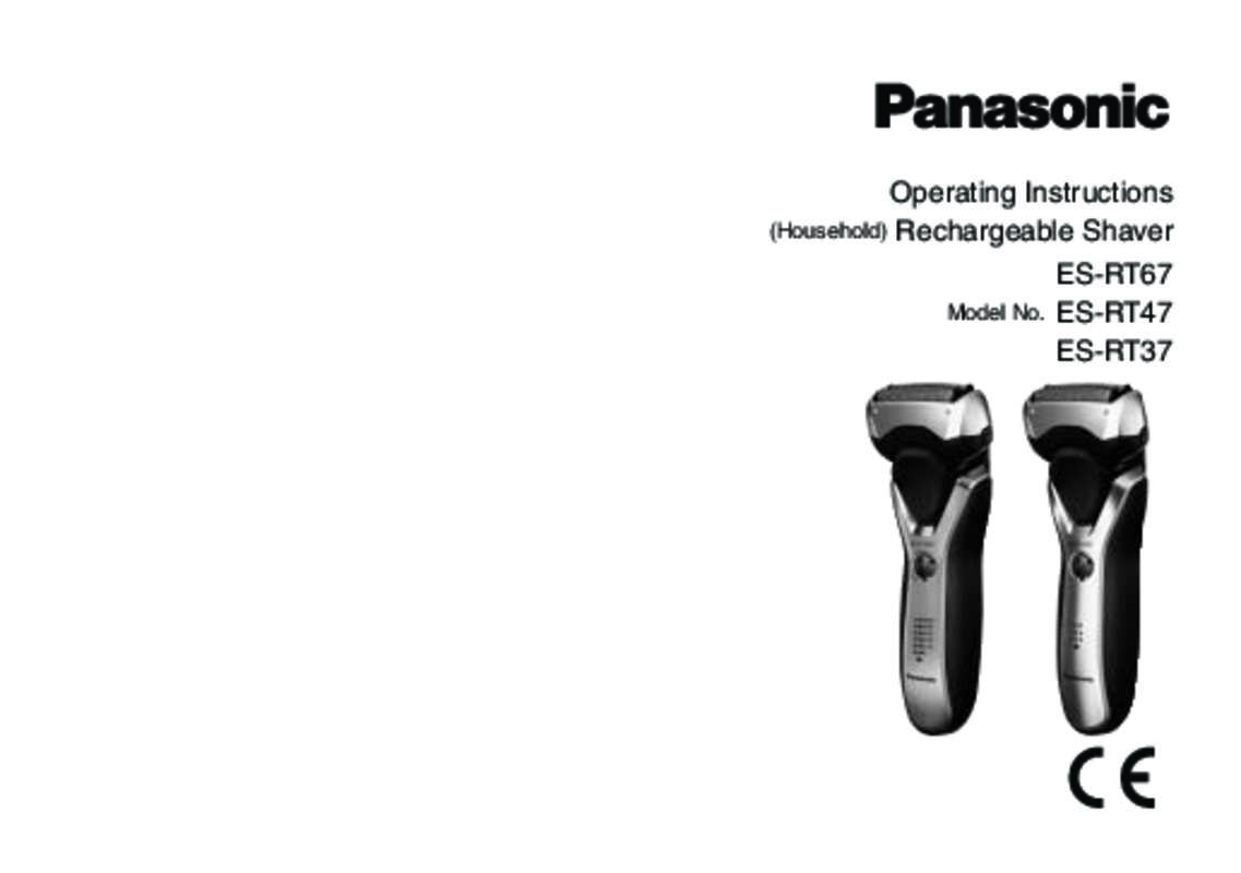 Mode d'emploi PANASONIC ES RT 67