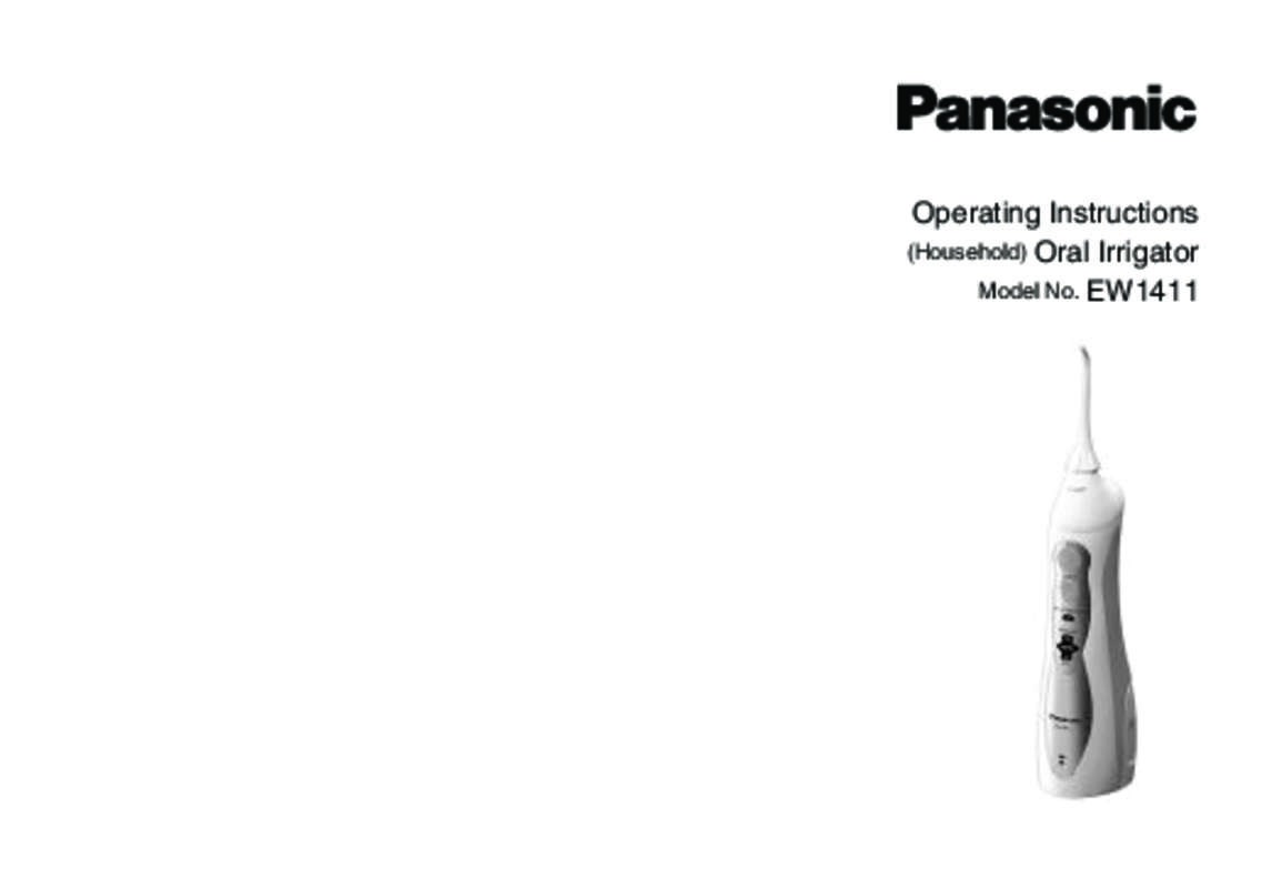 Mode d'emploi PANASONIC EW1411
