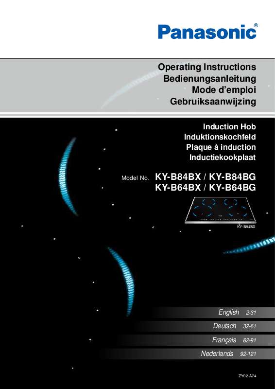 Mode d'emploi PANASONIC KY-B64BG