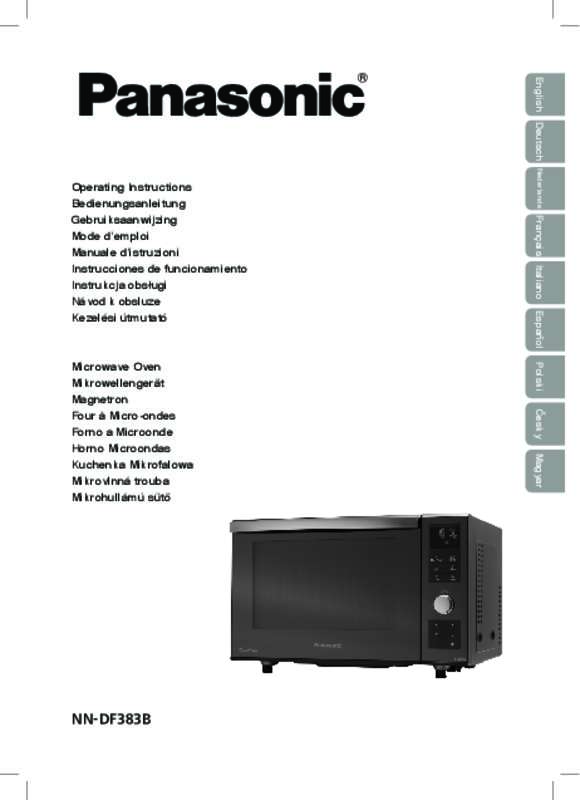 Mode d'emploi PANASONIC NN-DF383B