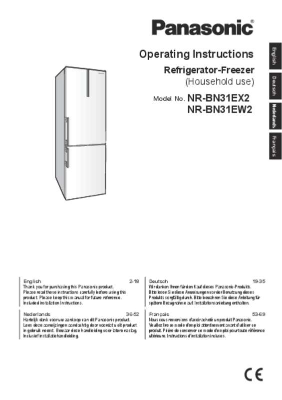 Mode d'emploi PANASONIC NRBN31EX2