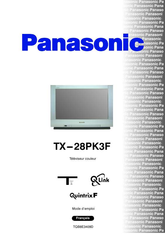 Notice PANASONIC TX28PK3F tv Trouver une solution à un problème PANASONIC TX28PK3F mode d