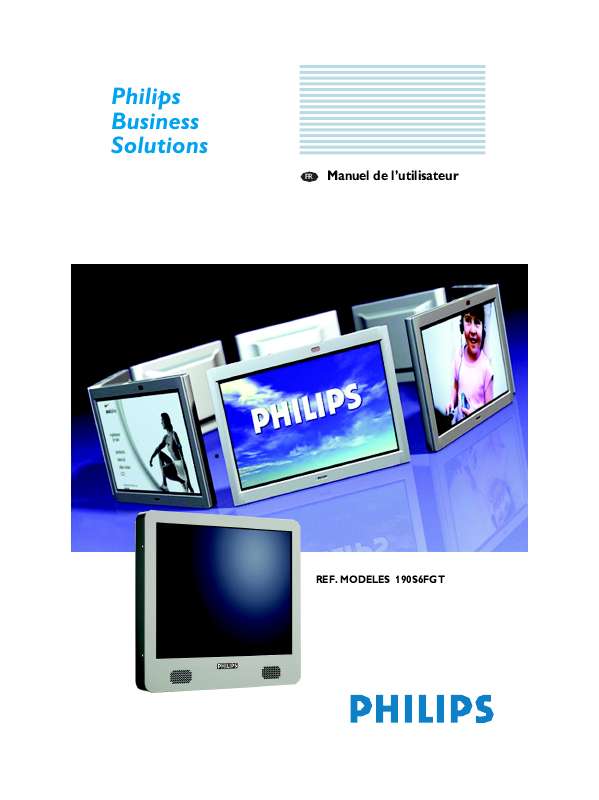 Mode d'emploi PHILIPS 190S6FGT