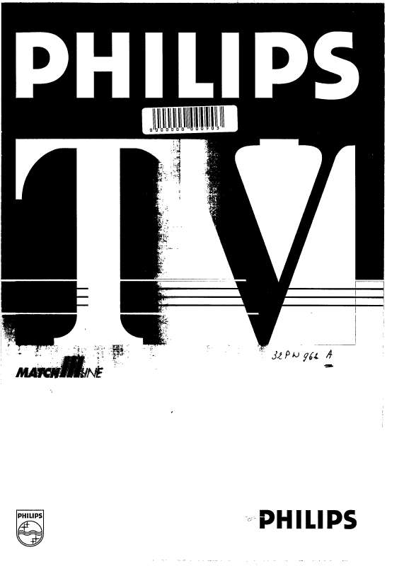 Mode d'emploi PHILIPS 32PW962A