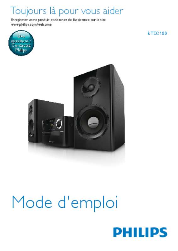 Mode d'emploi PHILIPS BDP F2180