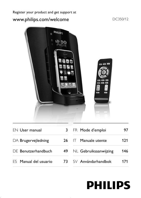 Mode d'emploi PHILIPS DC350