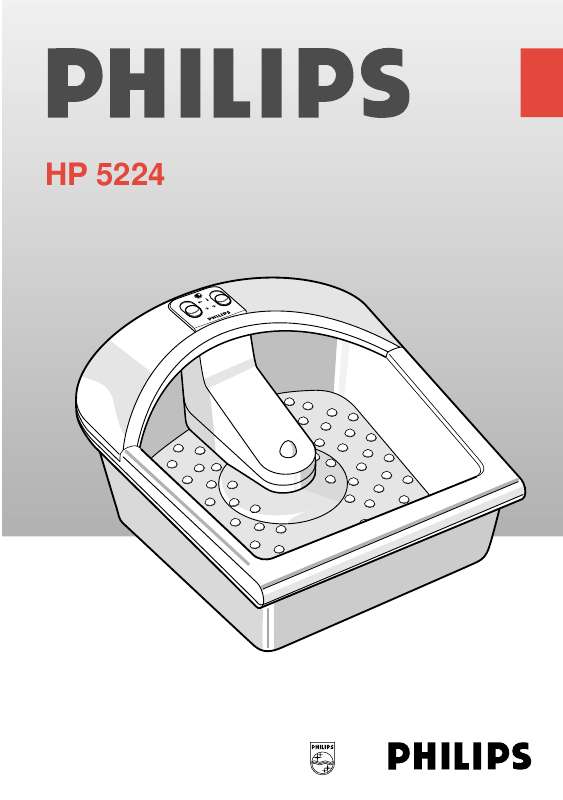 Mode d'emploi PHILIPS HP5224