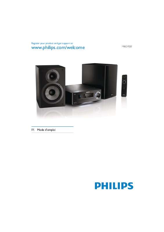 Mode d'emploi PHILIPS MBD7020