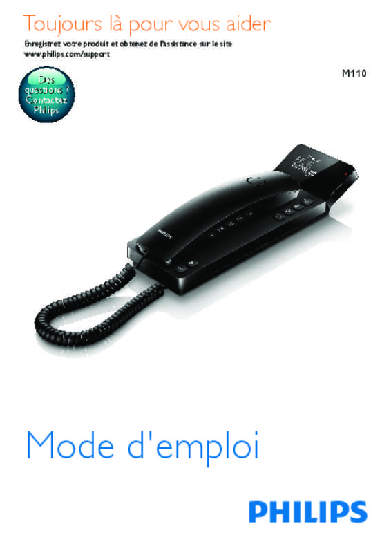 Notice PHILIPS SCALA SOLO T l phone Fixe Trouver Une Solution Un 