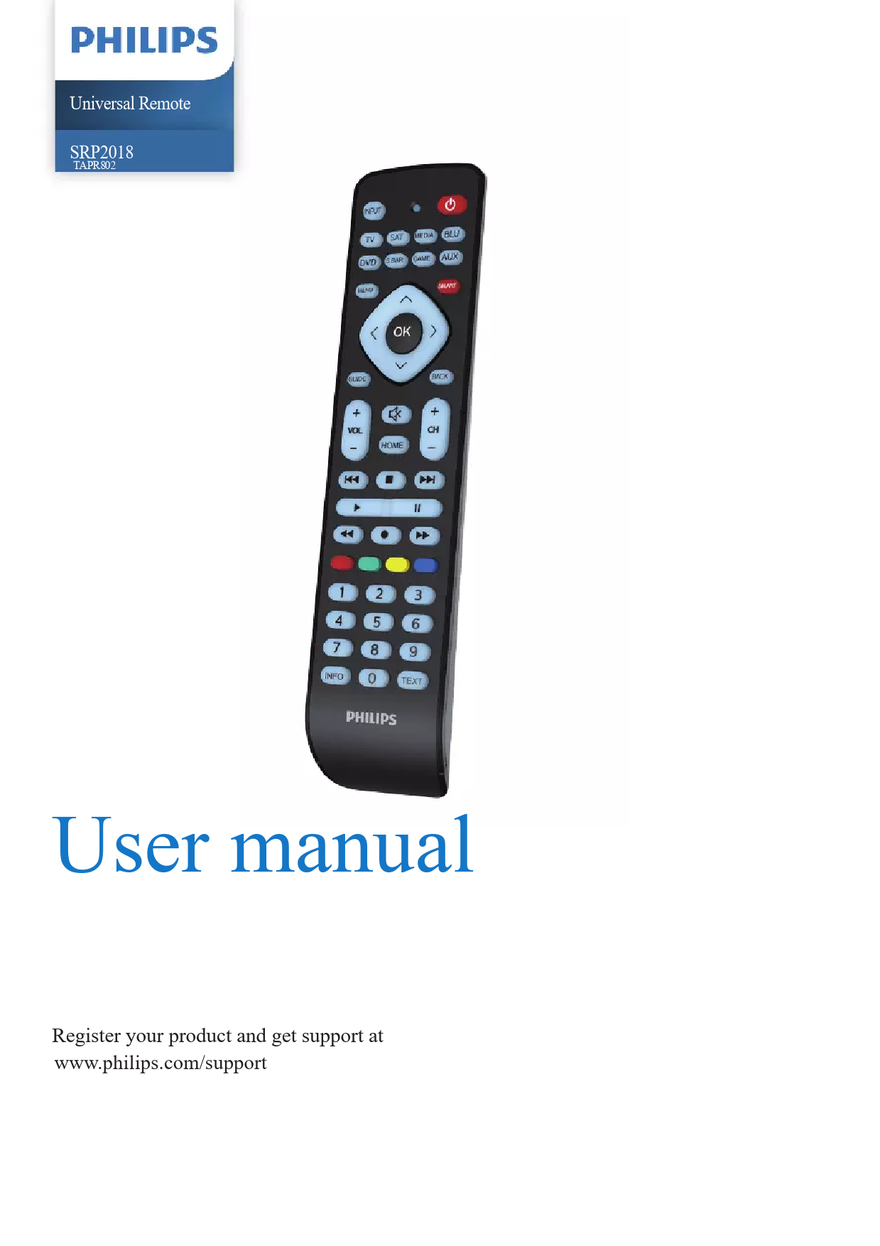 Notice PHILIPS SRP2018 Trouver une solution à un