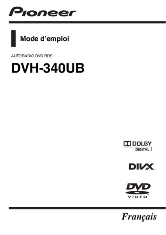 Notice PIONEER DVH-340UB - lecteur dvd Trouver une solution a un ...