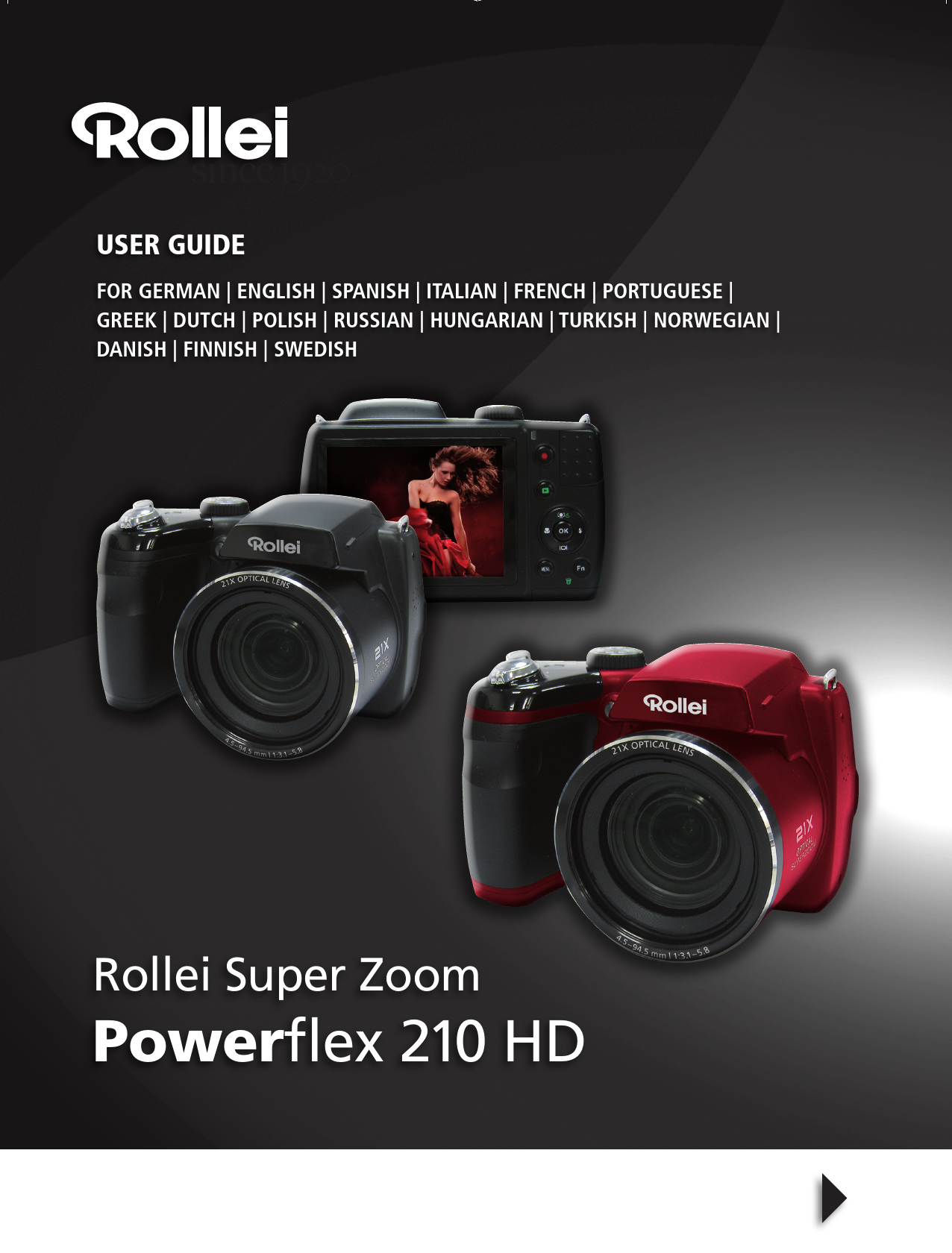 Mode d'emploi ROLLEI POWERFLEX 210 HD