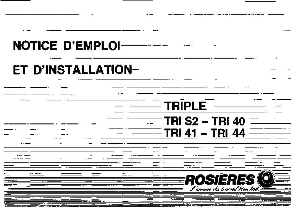 Carte électronique commande trio Rosières Candy 41014239