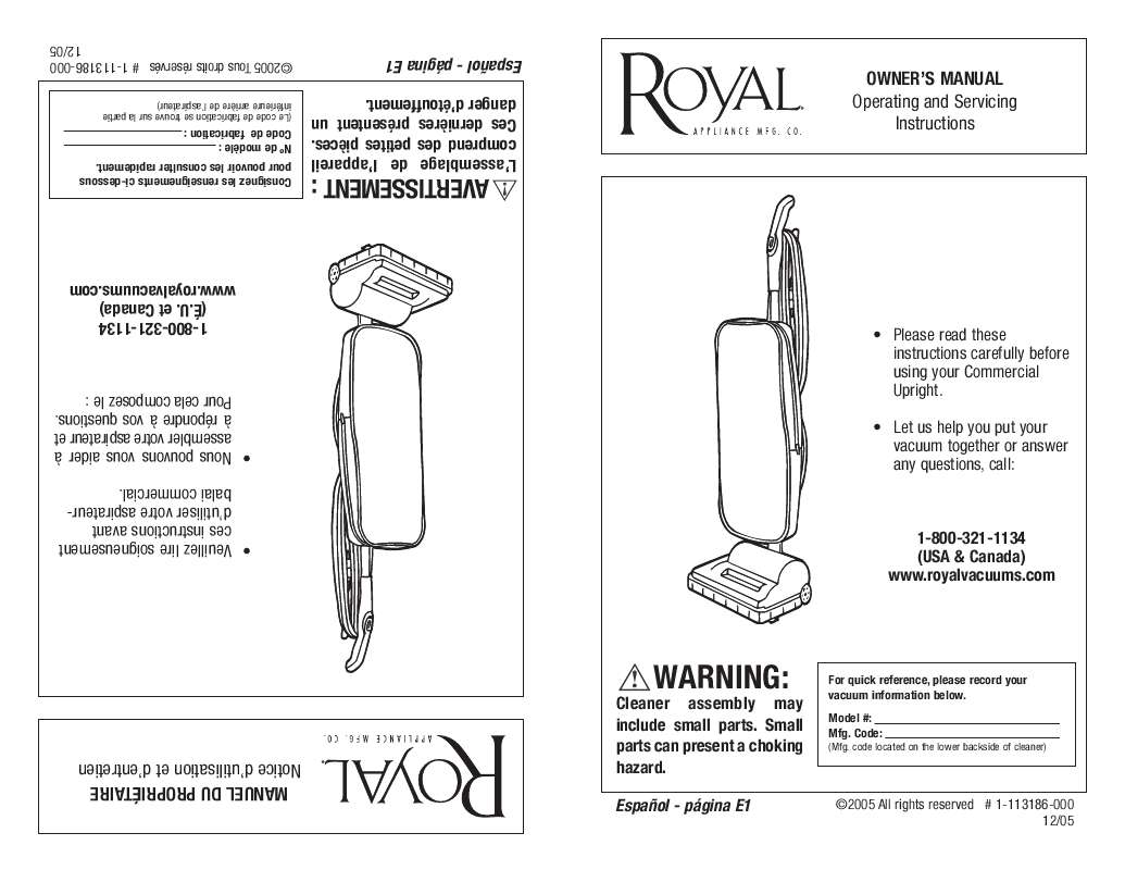 Royal Vkb Contenant En Verre Mode D'emploi