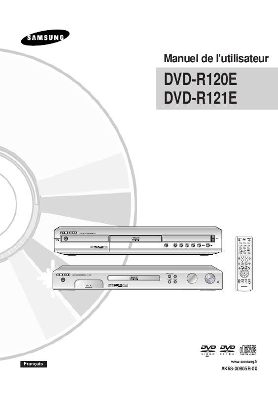 Mode d'emploi SAMSUNG DVD-R121E
