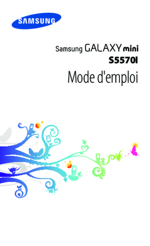 Mode d'emploi SAMSUNG GT-S5570I