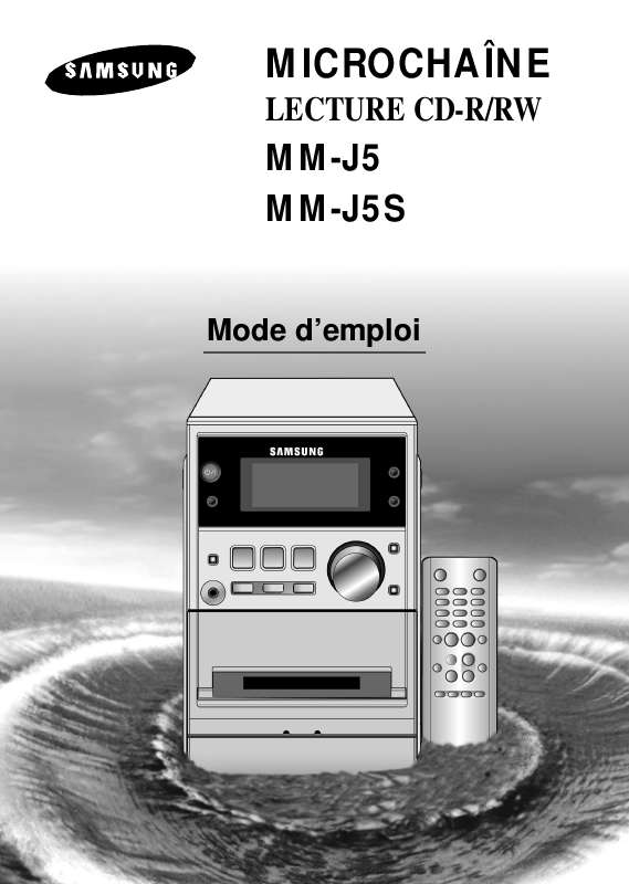 Mode d'emploi SAMSUNG MM-J5