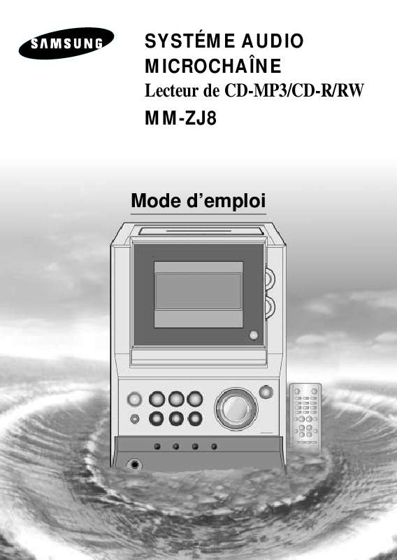 Mode d'emploi SAMSUNG MM-ZJ8