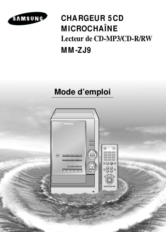Mode d'emploi SAMSUNG MM-ZJ9