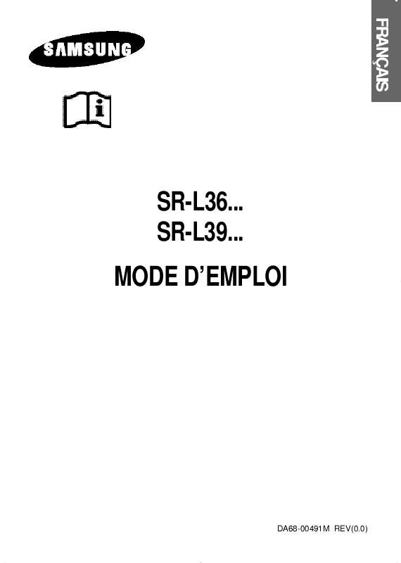 Mode d'emploi SAMSUNG RL39SBSW
