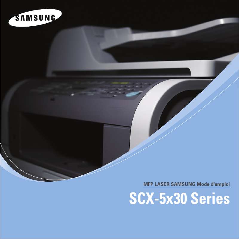 Mode d'emploi SAMSUNG SCX-5330N