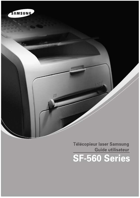 Notice SAMSUNG SF-560 - imprimante multifonction laser Trouver une ...