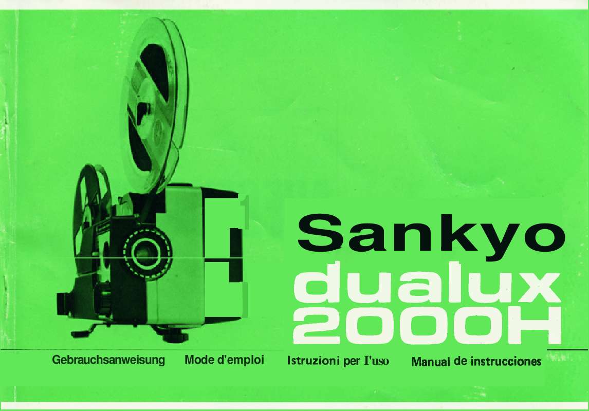 Mode d'emploi SANKYO DUALUX 2000H