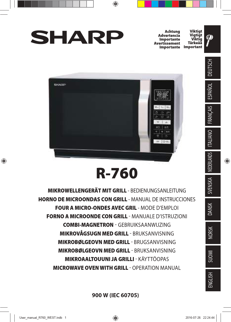 Notice four microonde SHARP R760BK Trouver une solution à un problème — free download