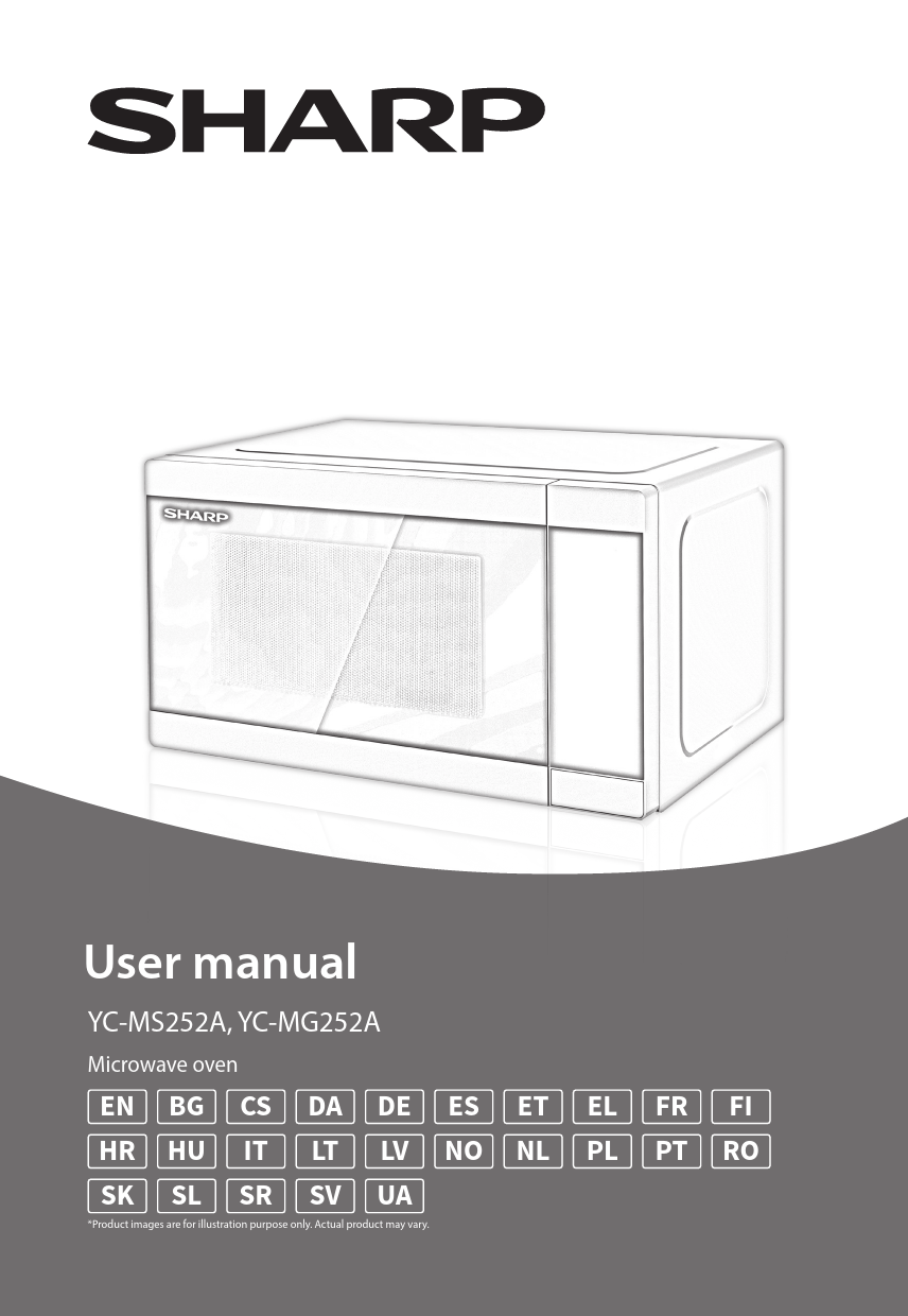 Notice Four Micro-onde SHARP YC-MS252AE-B Trouver Une Solution à Un ...