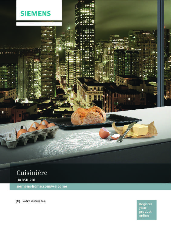 Mode d'emploi SIEMENS HX85D220F