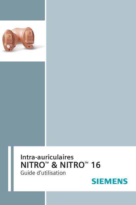 Mode d'emploi SIEMENS NITRO