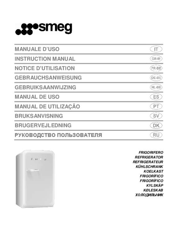 Mode d'emploi SMEG FAB5RDG