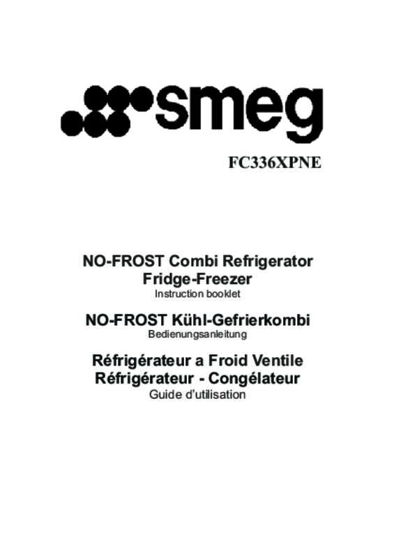 Mode d'emploi SMEG FC336XPNE