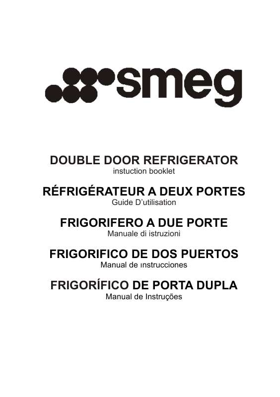 Mode d'emploi SMEG FD268A1