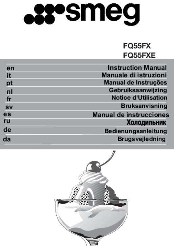 Mode d'emploi SMEG FQ55FX