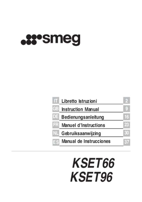 Mode d'emploi SMEG KSET66
