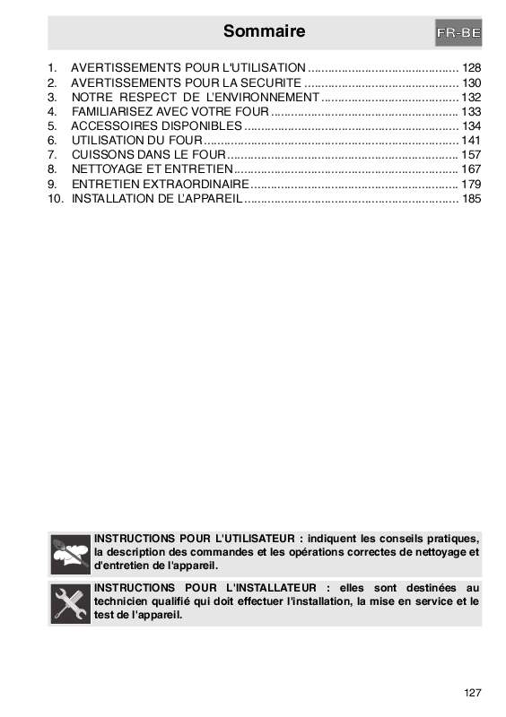 Mode d'emploi SMEG SCP109B-8